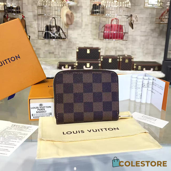 Louis Vuitton Zippy Coin Purse Damier Ebène Canvas 3166 - 1