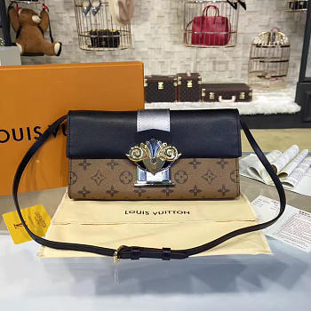 Louis Vuitton Column Clutch Reverse Monogram Canvas