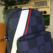 Louis Vuitton Steamer Backpack M Louis Vuitton Apollo Backpack Blue Red America's Cup N44006  - 5