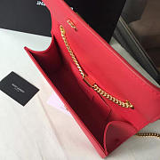 YSL Monogram Kate Grain De Poudre Embossed Leather 4758 - 6