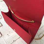 YSL Monogram Kate Grain De Poudre Embossed Leather 4758 - 5