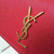 YSL Monogram Kate Grain De Poudre Embossed Leather 4758 - 3