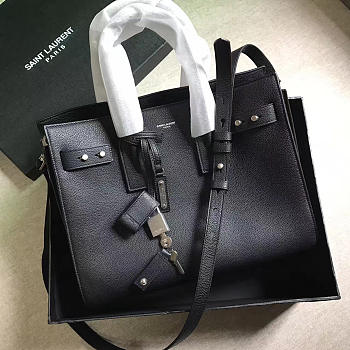 YSL Sac De Jour In Grained Leather Black 4904