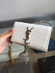YSL Monogram Kate Bag With Leather Tassel 5005 - 4