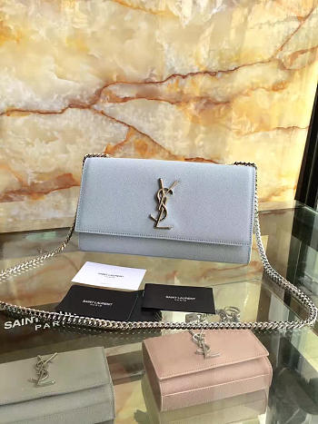 YSL Monogram Kate Grain De Poudre Embossed Leather 5006