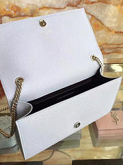 YSL Monogram Kate Grain De Poudre Embossed Leather 5006 - 3