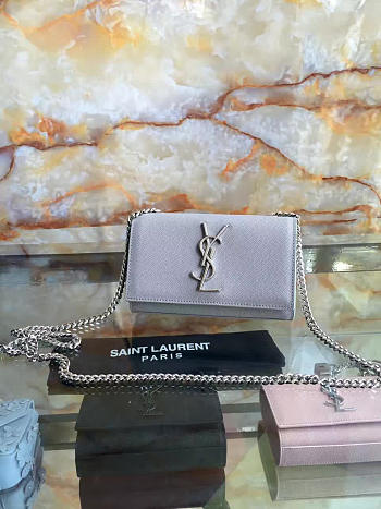 YSL Monogram Kate In Grain De Poudre Embossed Leather 5020
