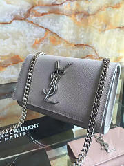 YSL Monogram Kate In Grain De Poudre Embossed Leather 5020 - 6