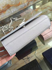 YSL Monogram Kate In Grain De Poudre Embossed Leather 5020 - 4