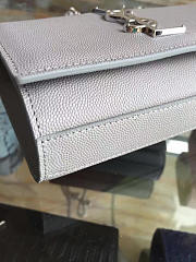 YSL Monogram Kate In Grain De Poudre Embossed Leather 5020 - 3