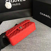 Lassic Chanel Lambskin Flap Shoulder Bag Red A01112  - 3