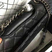  Chanel Quilted Deerskin Perfect Edge Bag Black A14041 VS02205 - 5