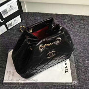 Chanel's Gabrielle Small Backpack Black A94485 VS00334 - 2
