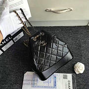 Chanel's Gabrielle Small Backpack Black A94485 VS00334 - 6