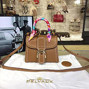 CohotBag delvaux mini brillant satchel brown 1492 - 6
