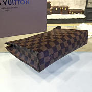  louis vuitton toiletry CohotBag  pouch 26 damier ebène canvas - 5