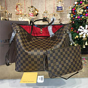 Louis Vuitton Neverfull MM Red 3133 - 1