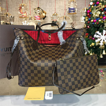Louis Vuitton Neverfull MM Red 3133
