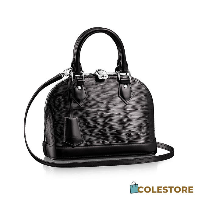 Louis Vuitton Almabb Stripe Epi Leather Noir M40862  - 1