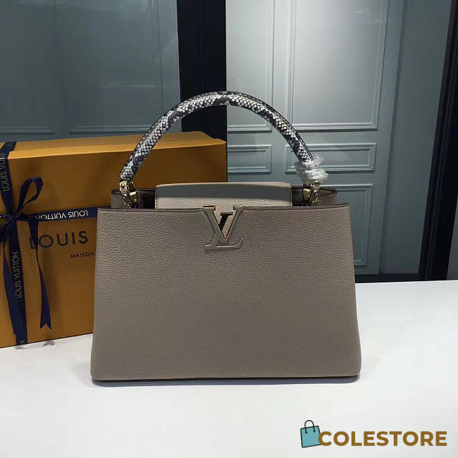 Louis Vuitton Capucines MM Galet 3674 - 1