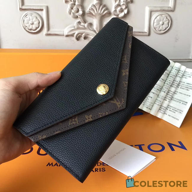 Louis Vuitton Wallet Black 3712 - 1