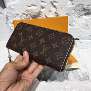Louis Vuitton Clemence Wallet Pink Flower - 3