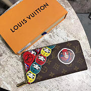Louis Vuitton Zippy Wallet Red 3775 - 1