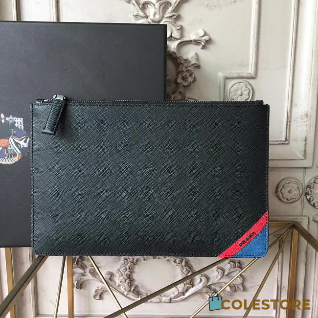 Prada Leather Clutch Bag 4304 - 1