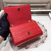 YSL Monogram Kate In Embossed Crocodile Shiny Leather 4753 - 3