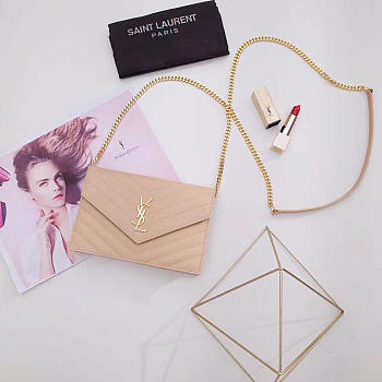 YSL Monogram College Gold 4769