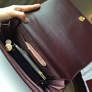 YSL Monogram Small Dylan Shoulder Bag Wine Red 4864 - 2