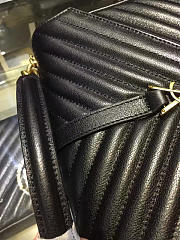 YSL Gold Monogram College Black 5093 - 3