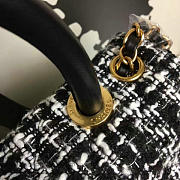 Chanel Tweed Top Handle Bag A13042 VS00035 - 6