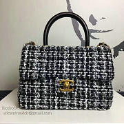 Chanel Tweed Top Handle Bag A13042 VS00035 - 2
