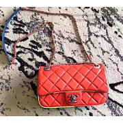 Chanel Red Multicolor Small Flap Bag A150301 VS02867 - 6