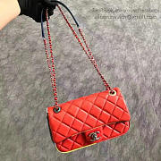 Chanel Red Multicolor Small Flap Bag A150301 VS02867 - 5
