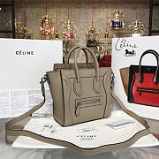 Celine Nano Leather Shoulder Bag Z1036 - 3