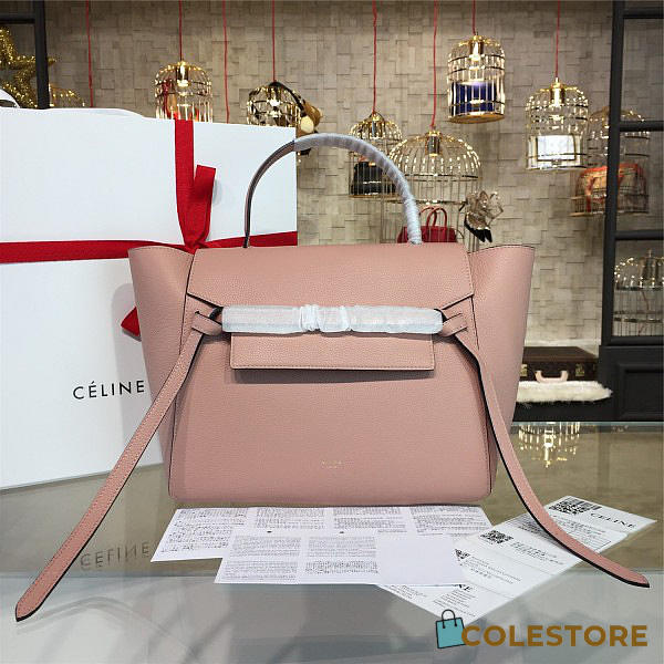 celine belt bag vintage pink