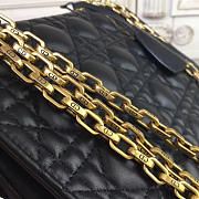 Dioraddict Flap Bag In Black 24cm x 8cm x 16cm - 5