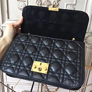 Dioraddict Flap Bag In Black 24cm x 8cm x 16cm - 4