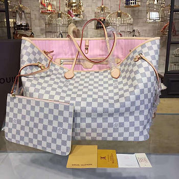  louis vuitton neverfull CohotBag  gm rose ballerine 3128