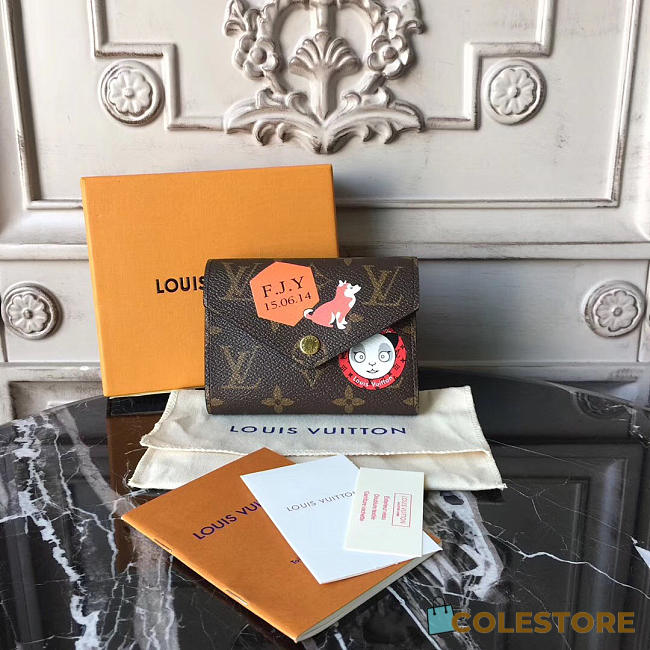 Louis Vuitton Victorine Wallet World Tour 3196 - 1