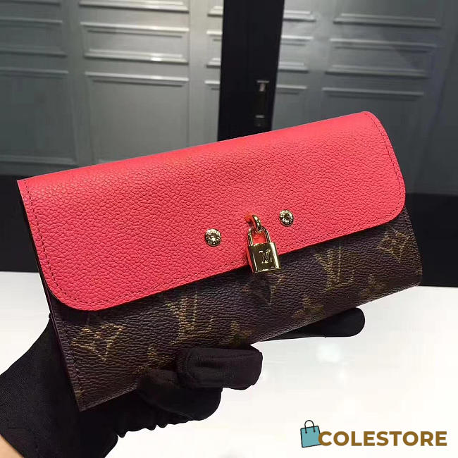 Louis Vuitton Monogram Vunes Wallet Peach Powder 3777 - 1