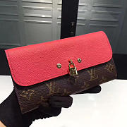 Louis Vuitton Monogram Vunes Wallet Peach Powder 3777 - 1