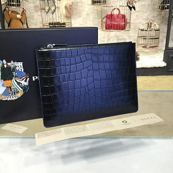 Prada Leather Clutch Bag 4189