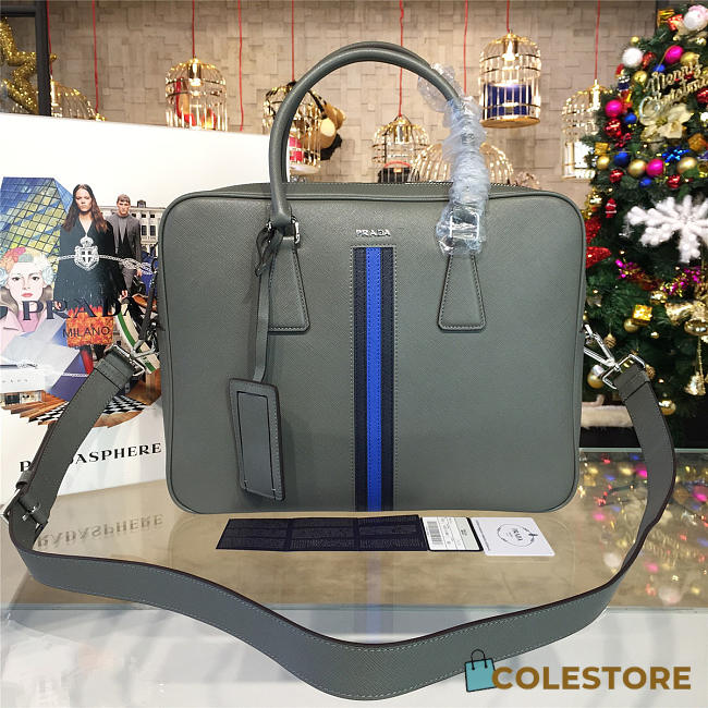 Prada Leather Briefcase 4211 - 1