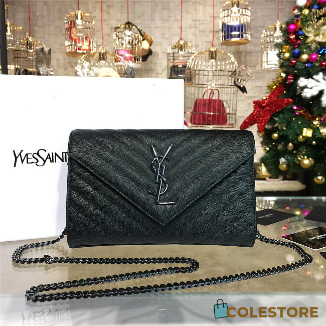 YSL Monogram College Calfskin 4789 - 1