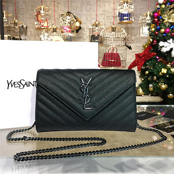 YSL Monogram College Calfskin 4789