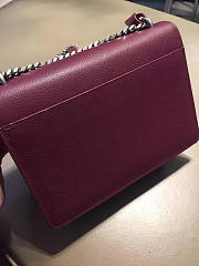 YSL Medium Sunset Bag Grained Leather 4852 - 6