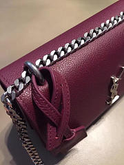YSL Medium Sunset Bag Grained Leather 4852 - 5